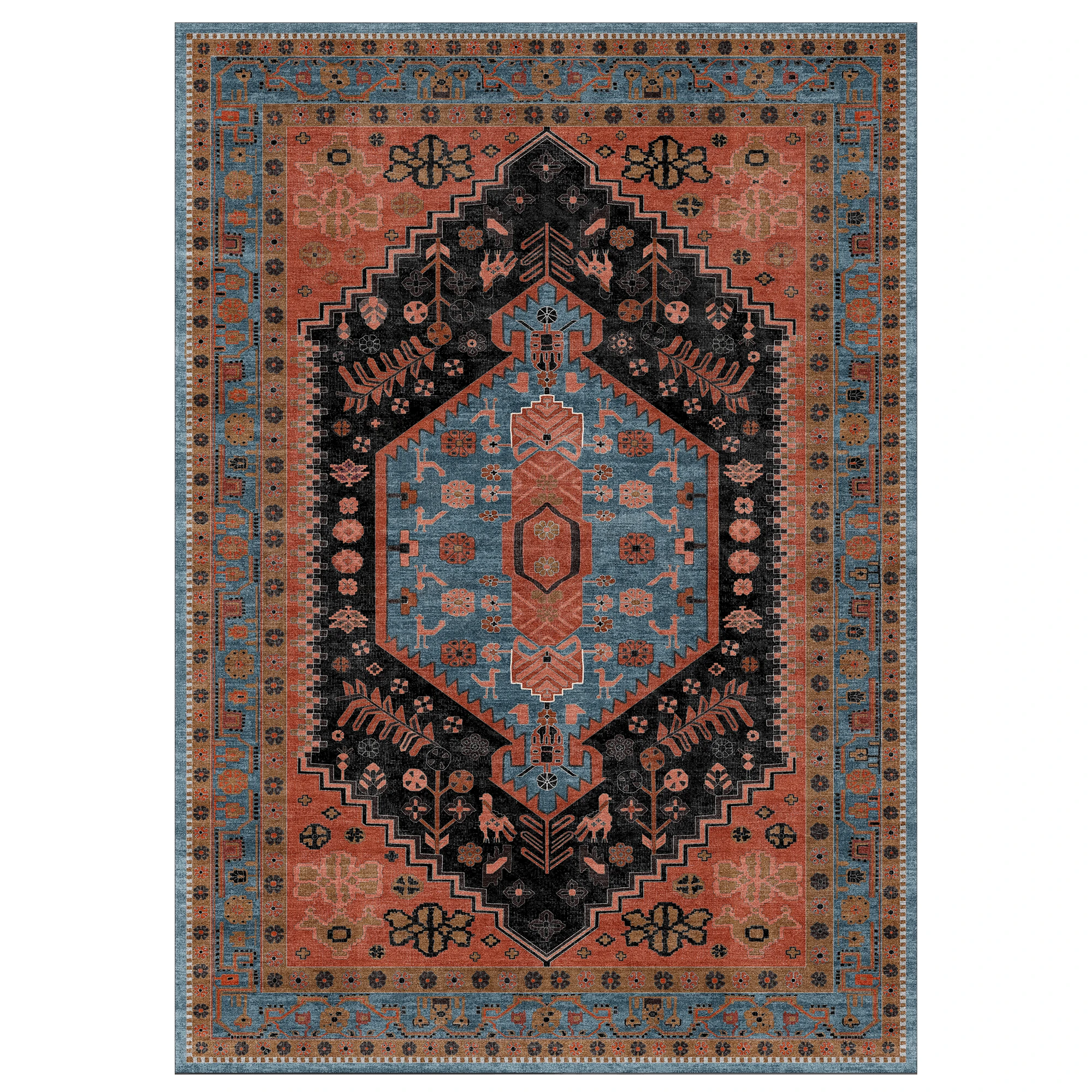Lunora - Traditional Washable Kitchen Rug - 80x150cm