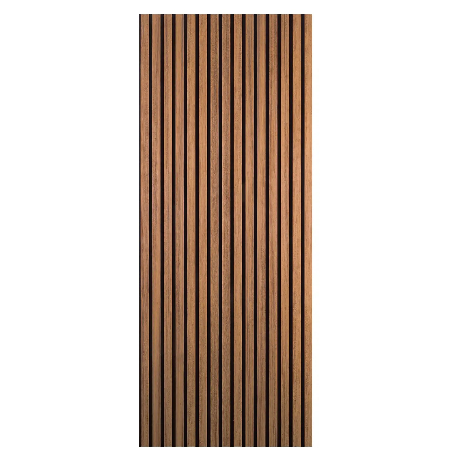 Acoustic Slat Wood Wall Panel - Walnut - 1200 - Decor And Decor