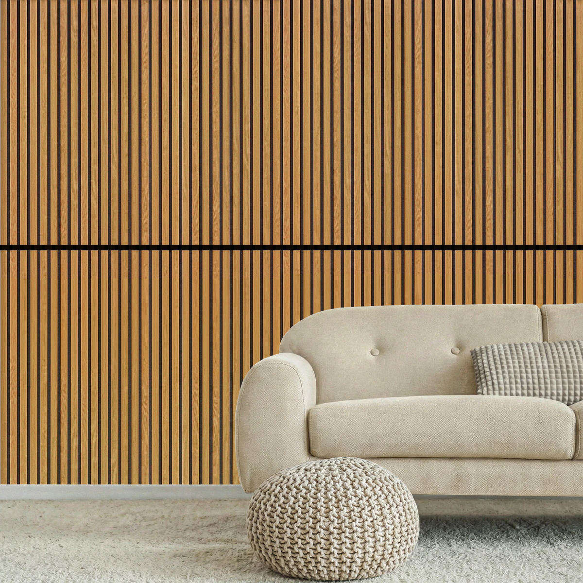 Acoustic Slat Wood Wall Panel - Oak - 1200 – view 8