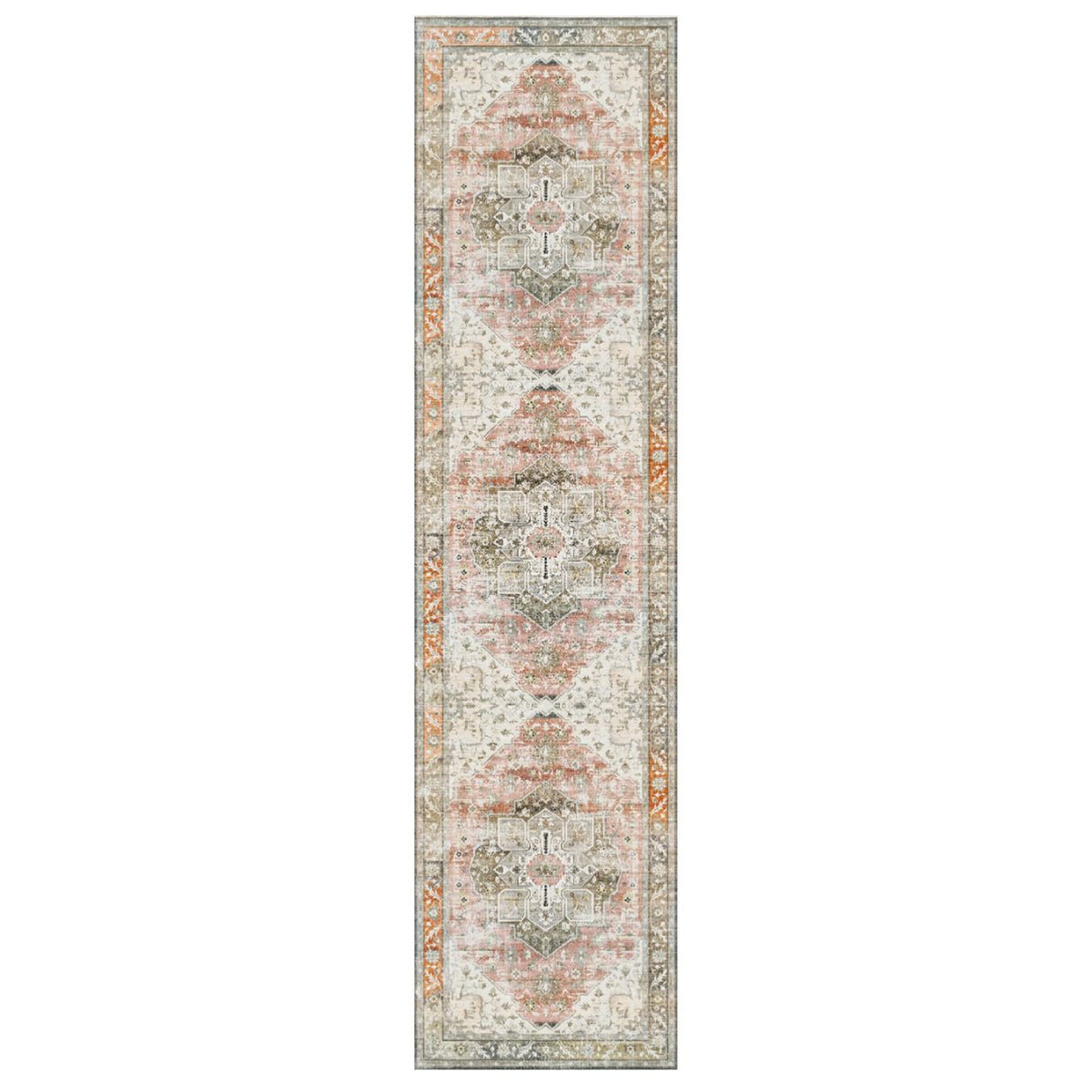 Novera - Vintage Washable Runner Hallway Rug - 60x240cm – view 2