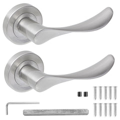 Satin Nickel Door Handles