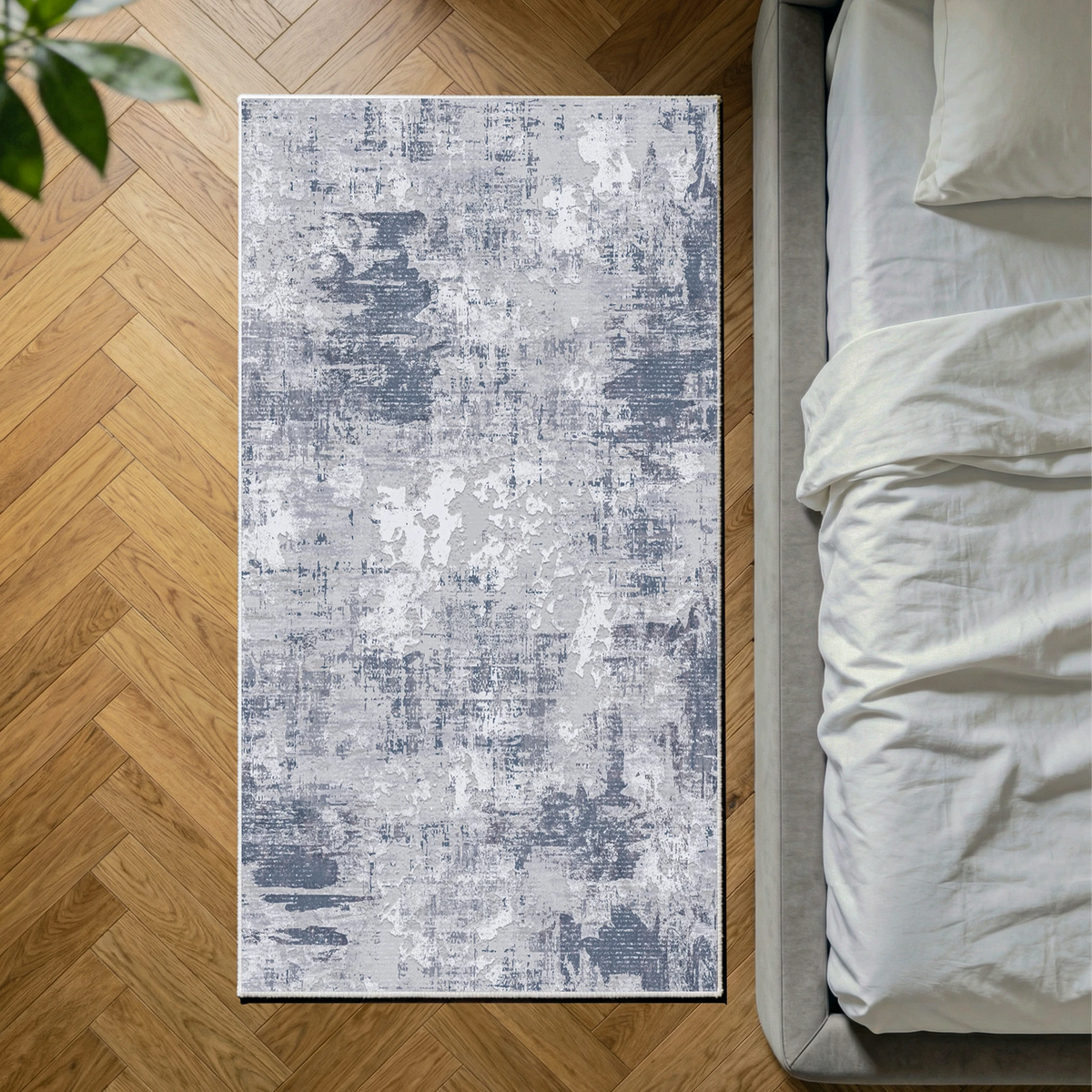 Ravine - Abstract Washable Kitchen Rug - 80x150cm
