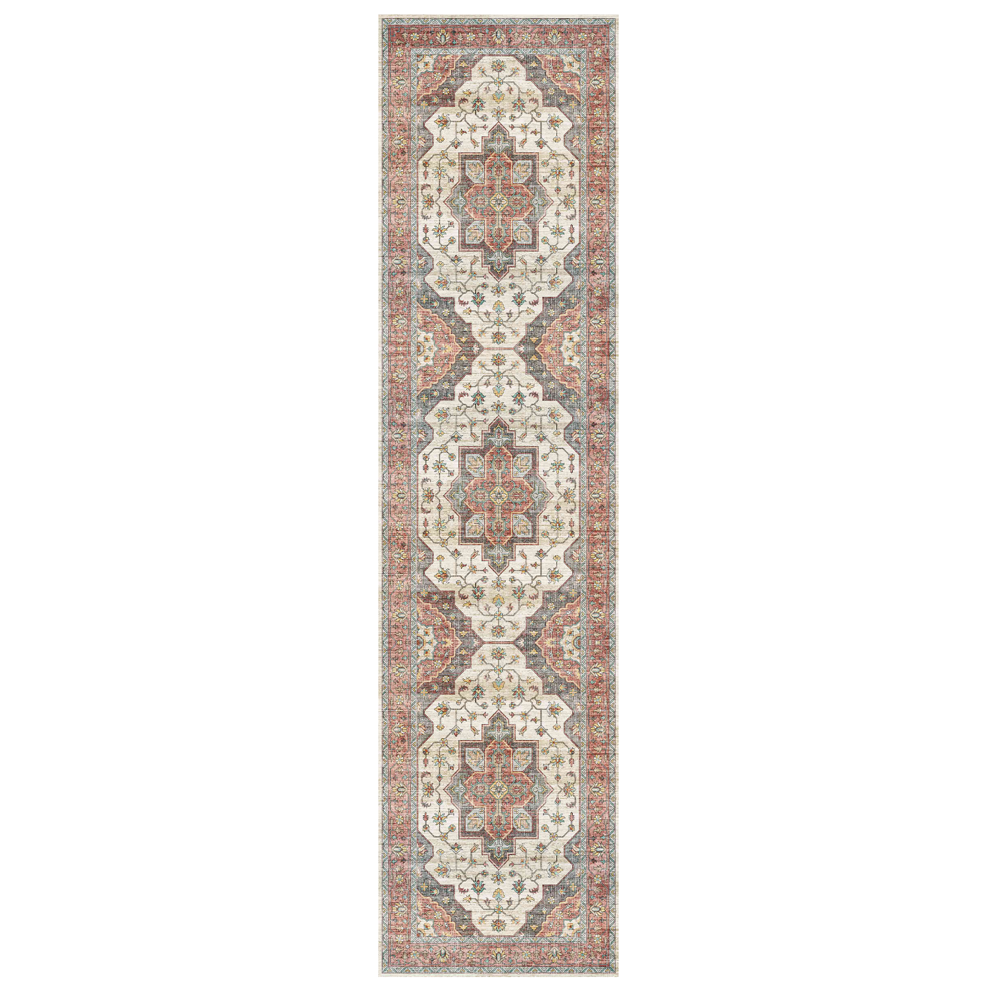 Solora - Persian Washable Runner Hallway Rug - 60x240cm