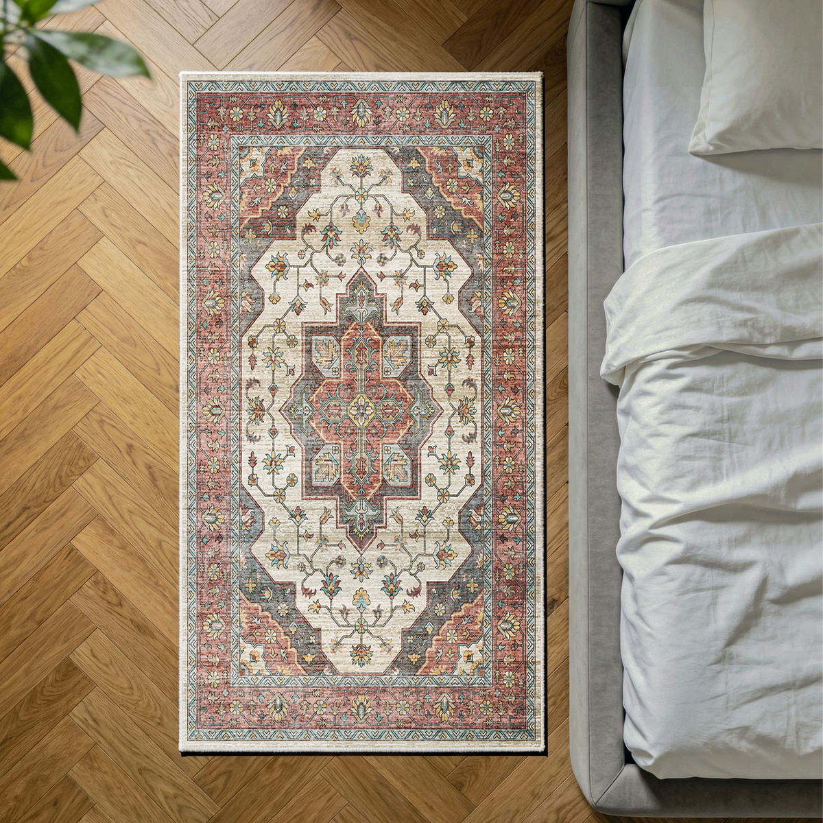 Solora - Persian Washable Kitchen Rug - 80x150cm