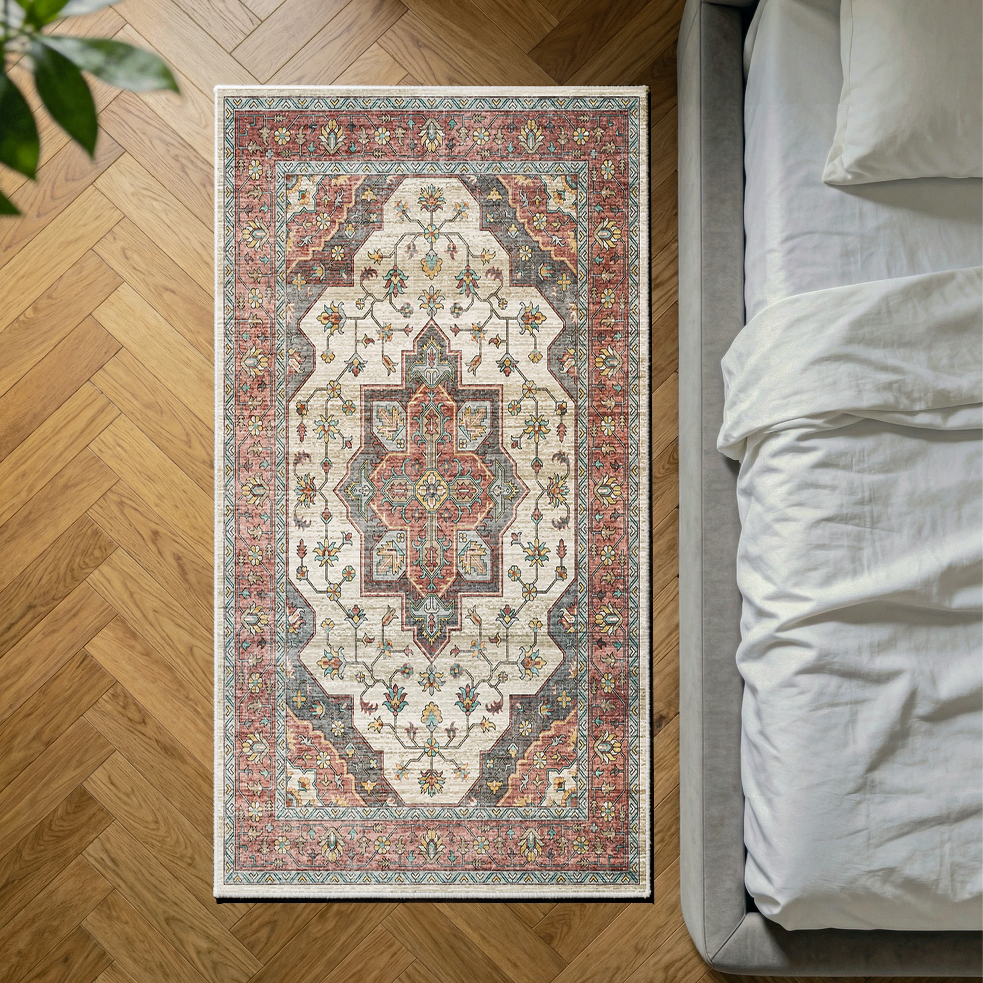 Solora - Persian Washable Kitchen Rug - 80x150cm