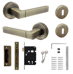 Door Handle With Lock And Key