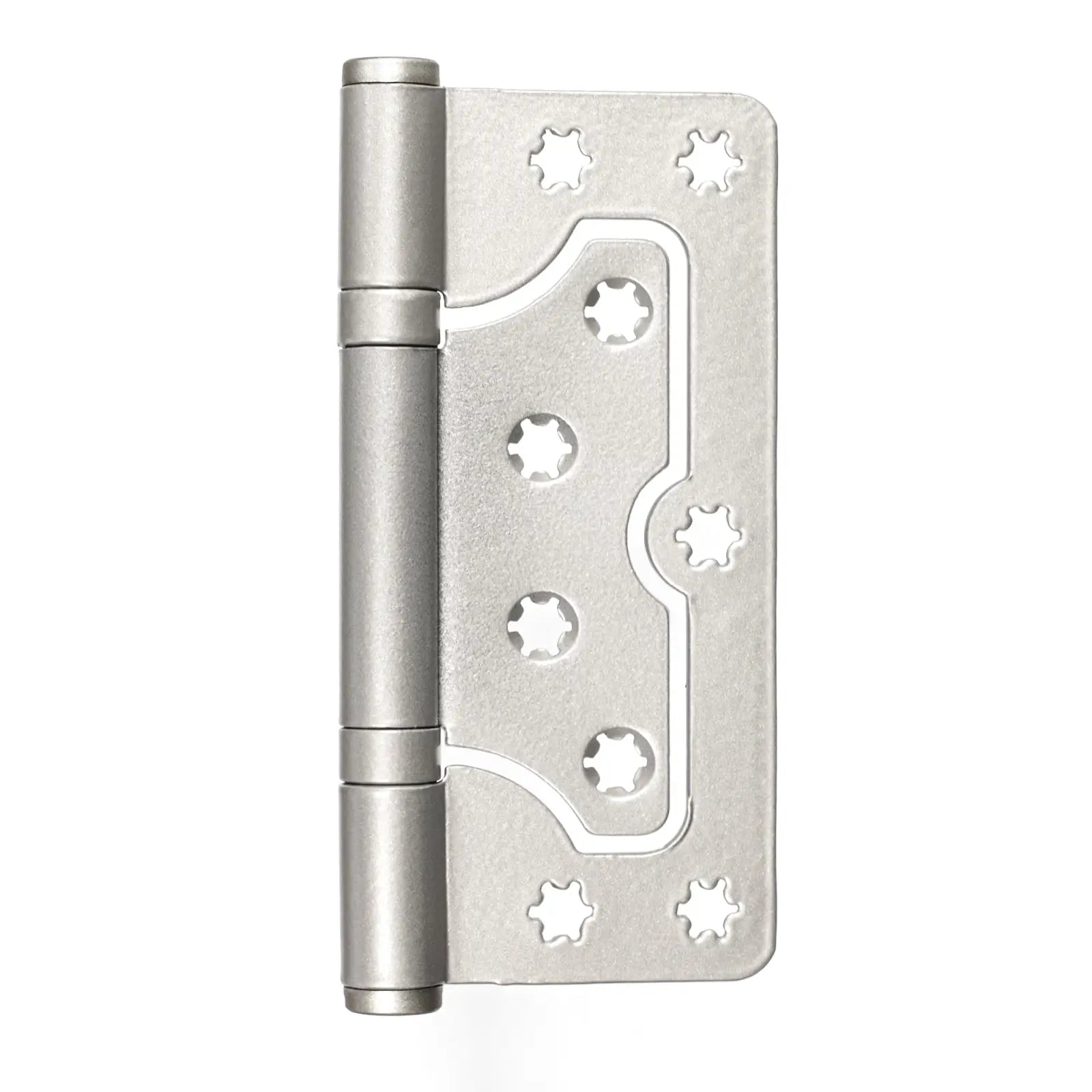 Stainless Steel Flush Door Hinges 100mm - Decor And Decor #colour_satin nickel