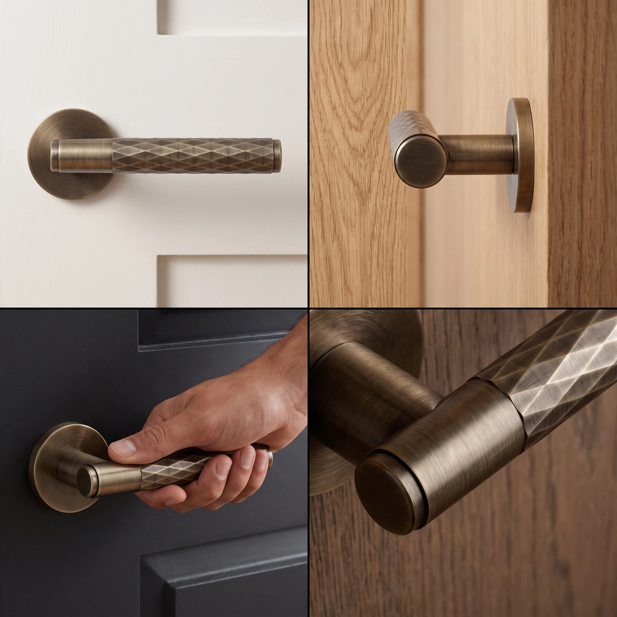 Tore – fitted on an interior door in a styled room setting 2