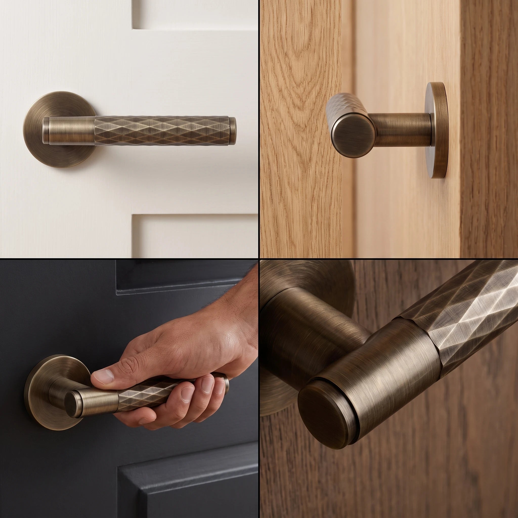 Tore – fitted on an interior door in a styled room setting 2