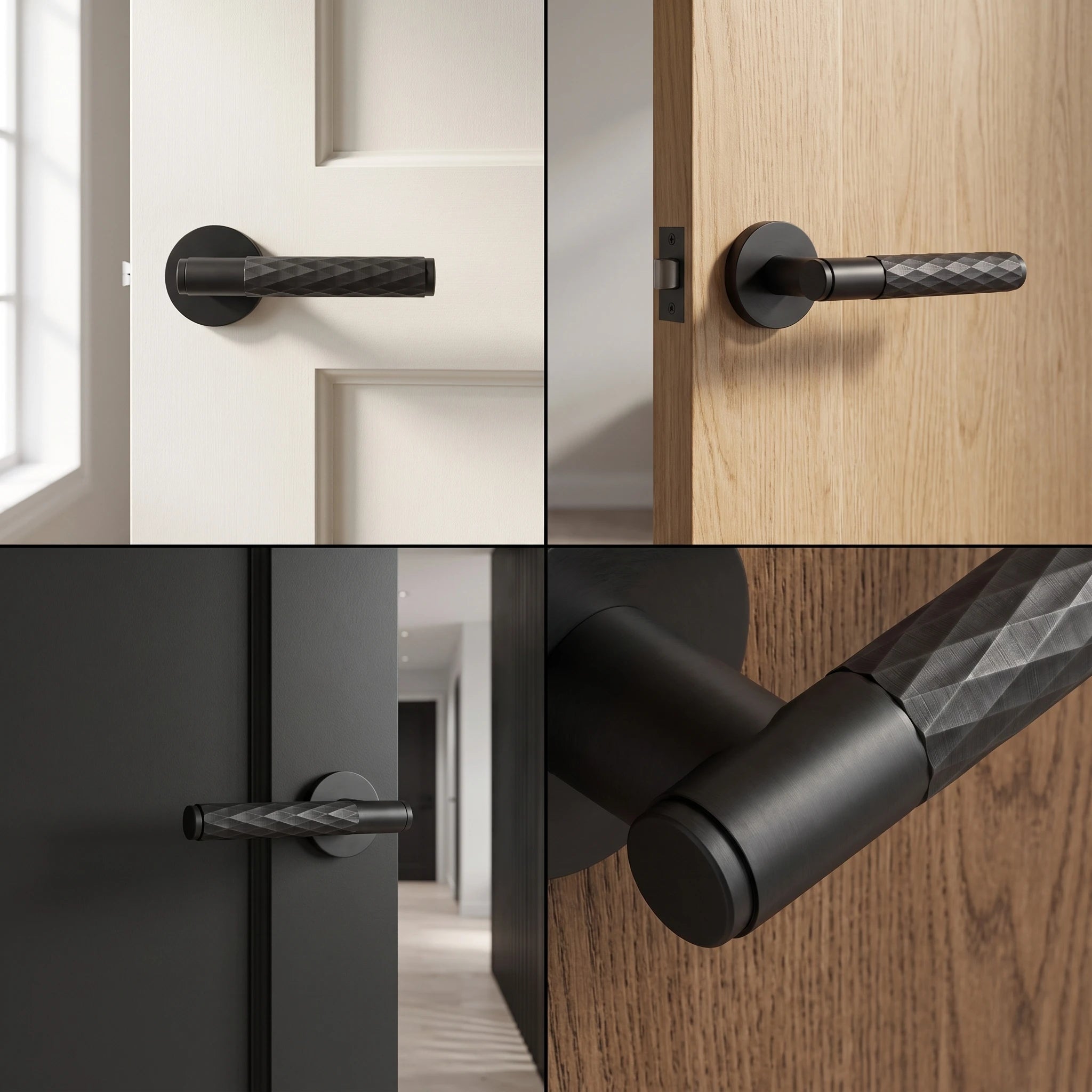 Tore – fitted on an interior door in a styled room setting