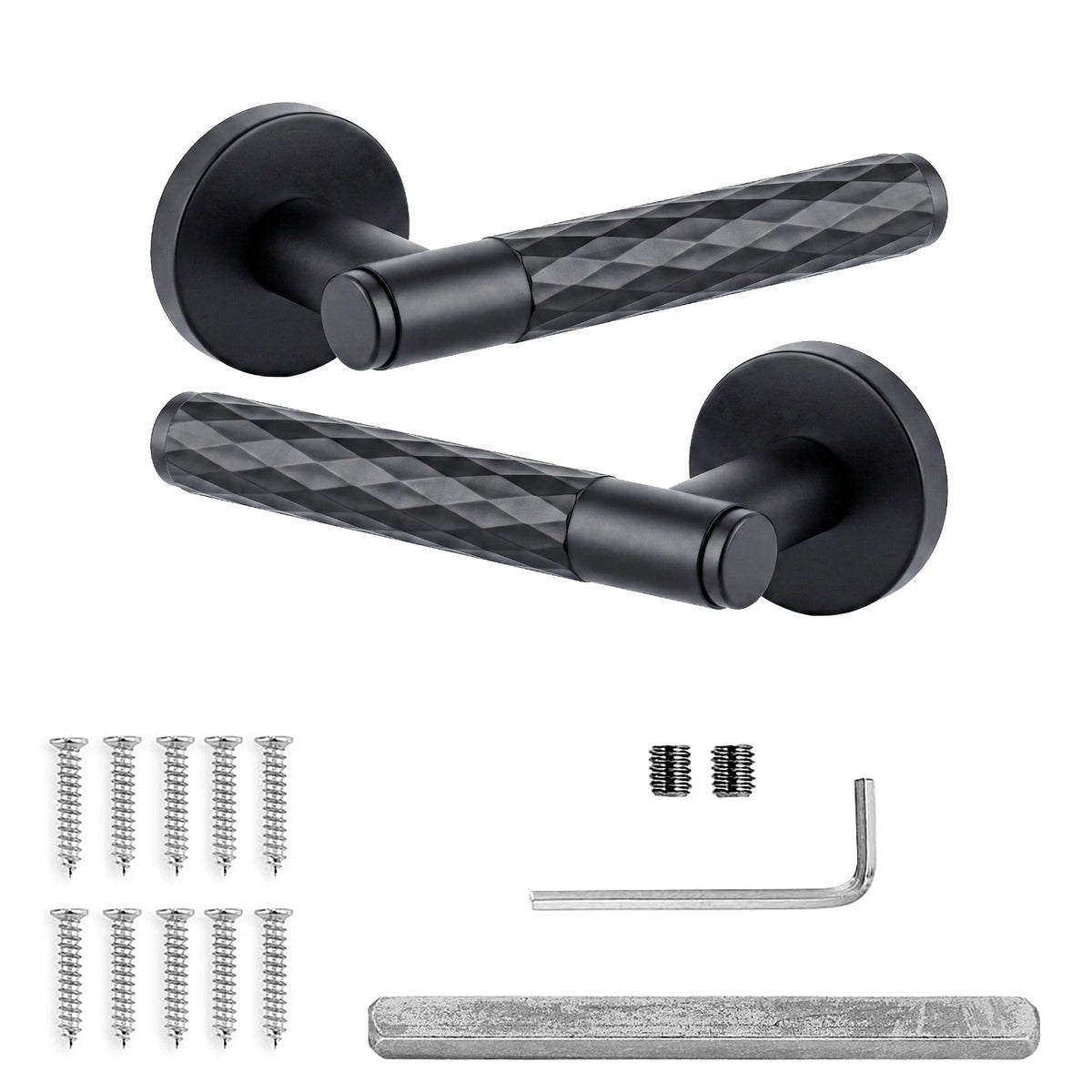 Tore - Door Handle Set - Matt Black