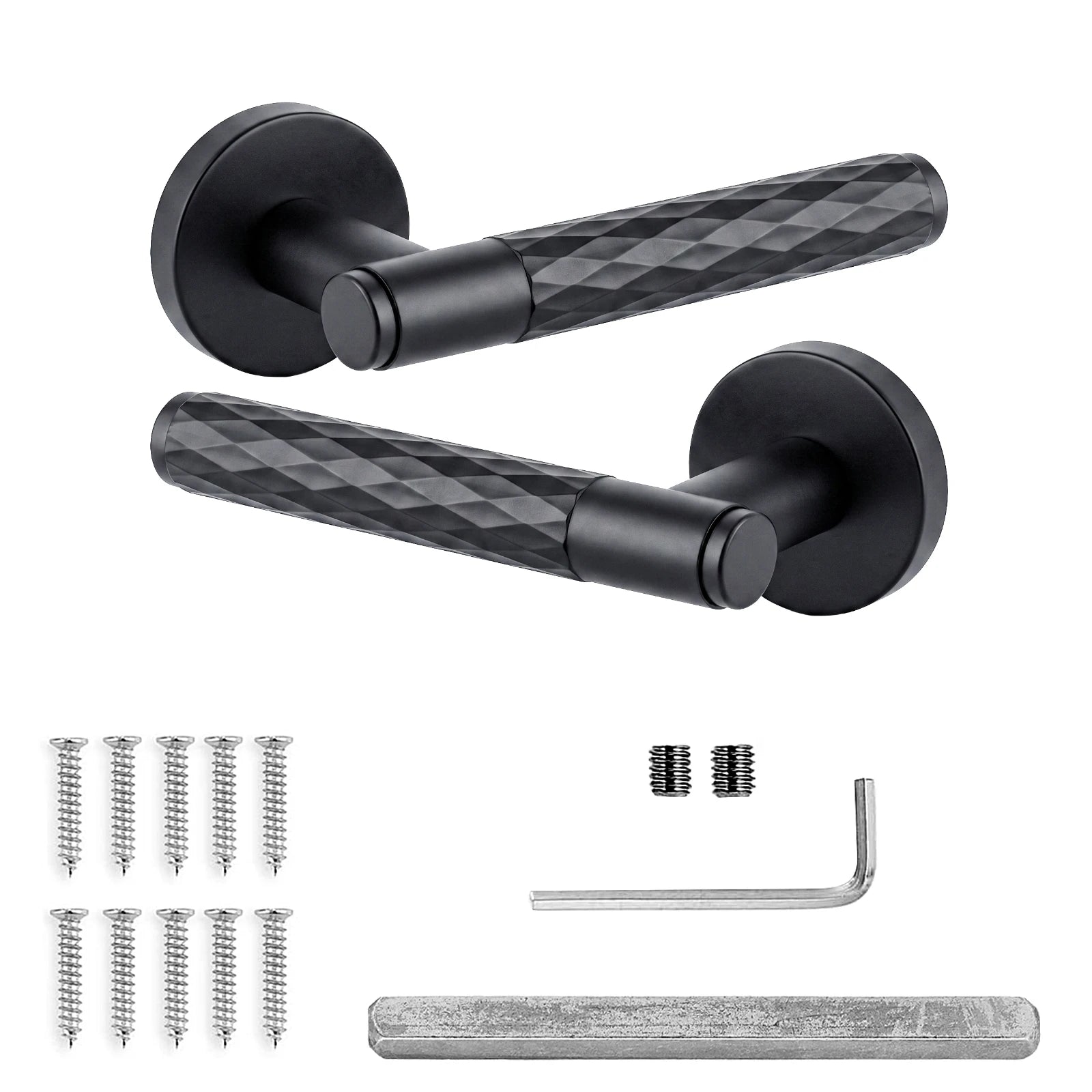 Tore - Door Handle Set - Matt Black