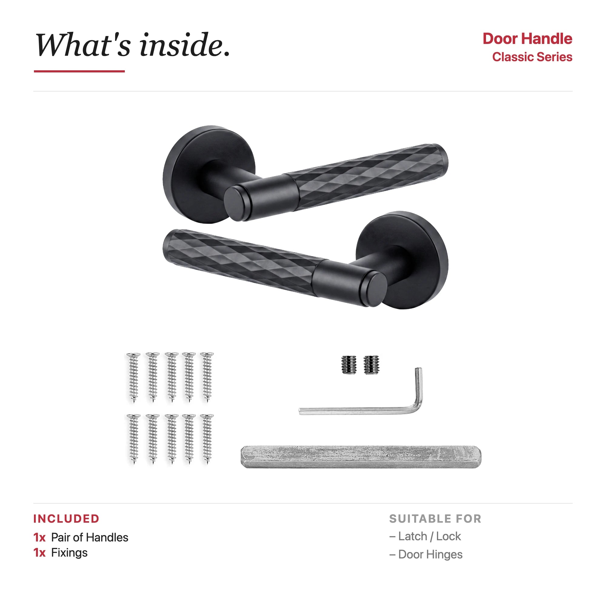 Tore – showing what's included in the box