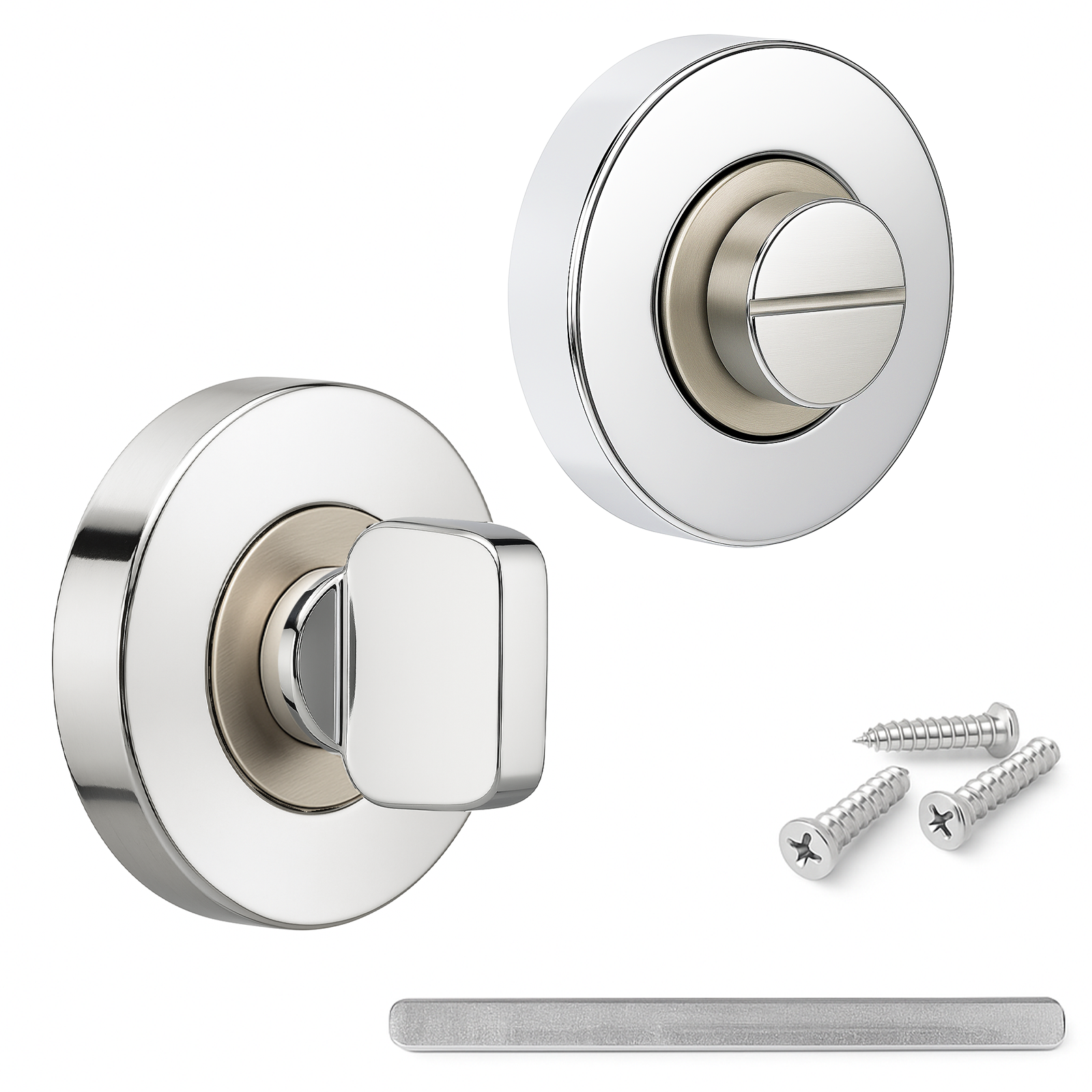 Bathroom Thumbturn and Release - Duo Finish