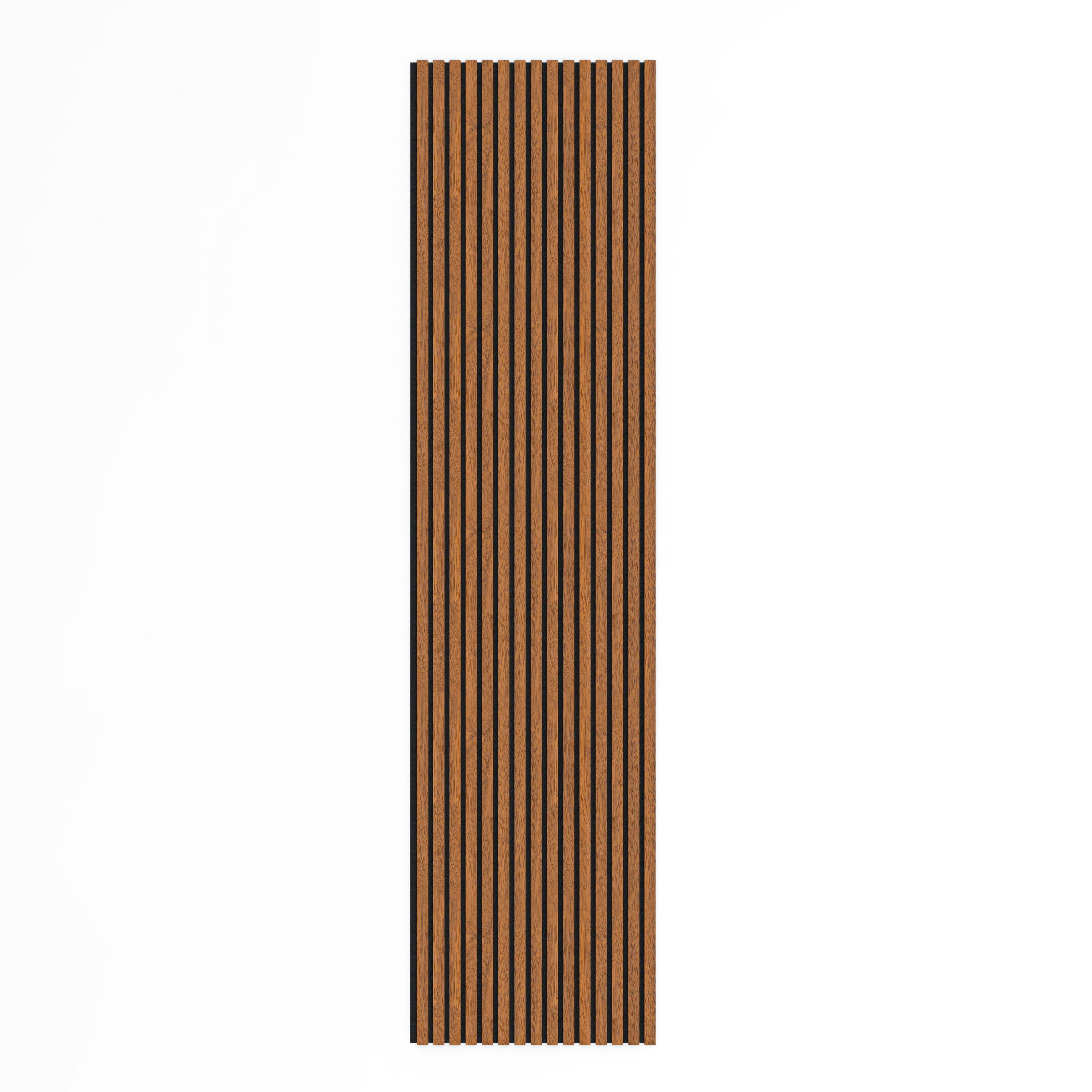 Acoustic Slat Wood Wall Panel - Walnut - 2400 - Acoustic Panels | Decoranddecor
