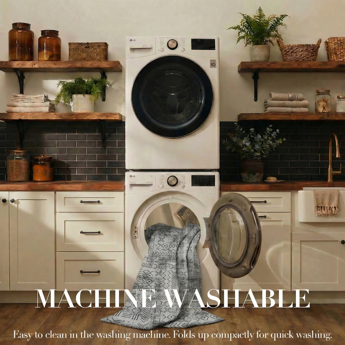 Velano - Geometric Washable Runner Hallway Rug - 60x240cm – view 4