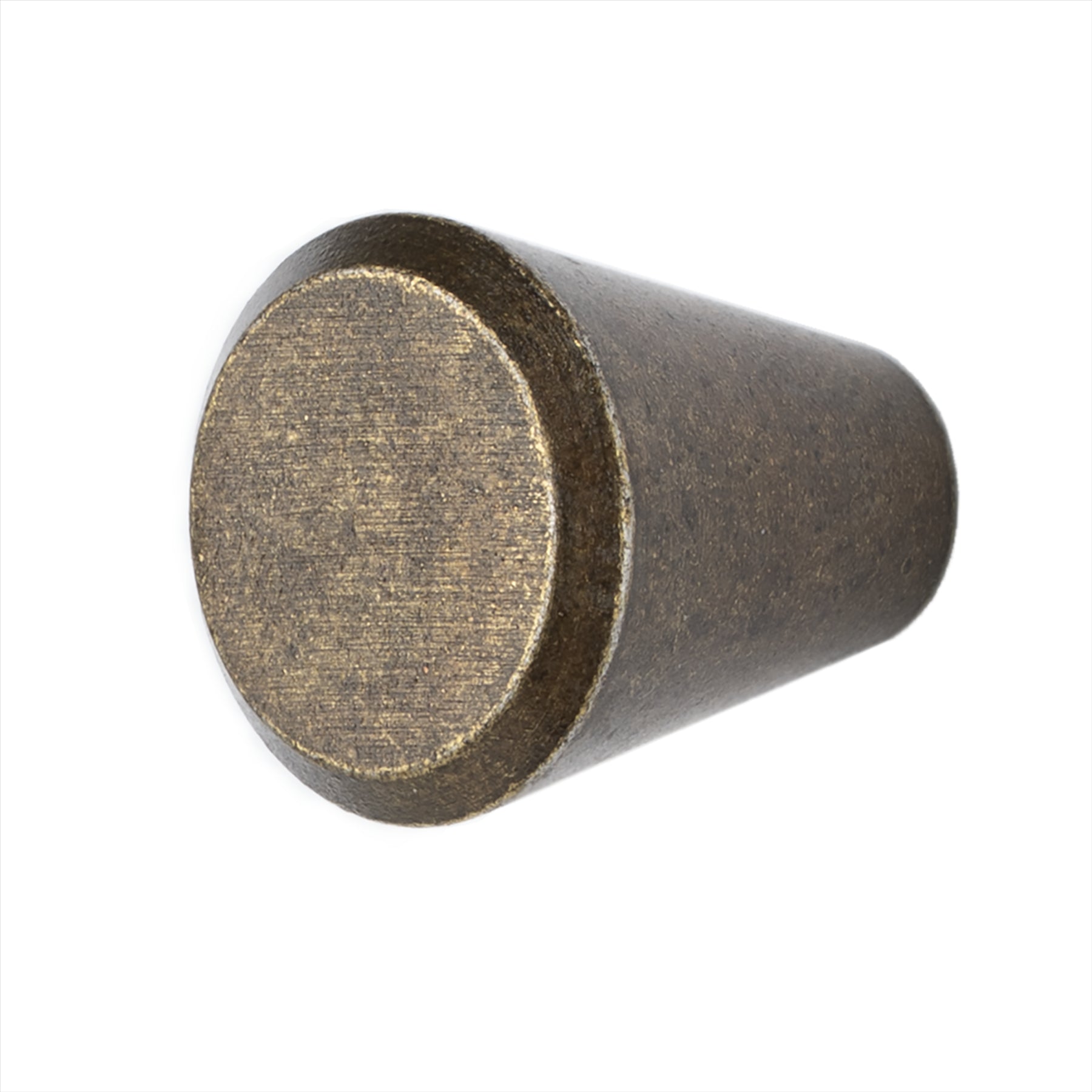 Lunaria - Cone Kitchen Cabinet Knob - Antique Brass
