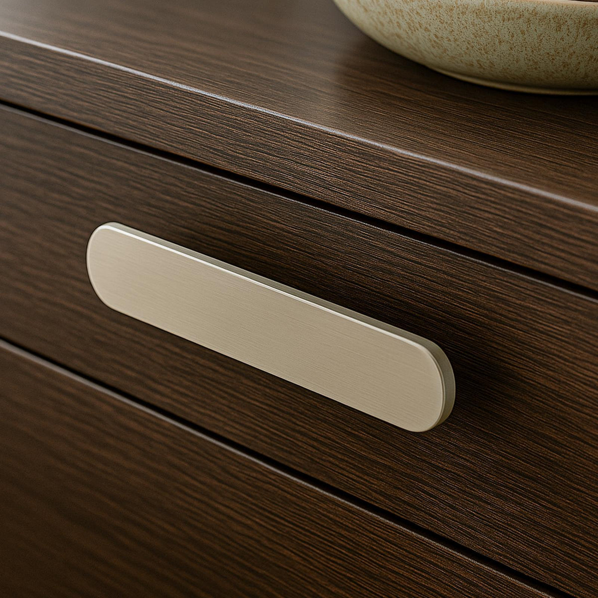 Istra - Kitchen Cabinet Drawer Pull Handle - Satin Nickel – view 2