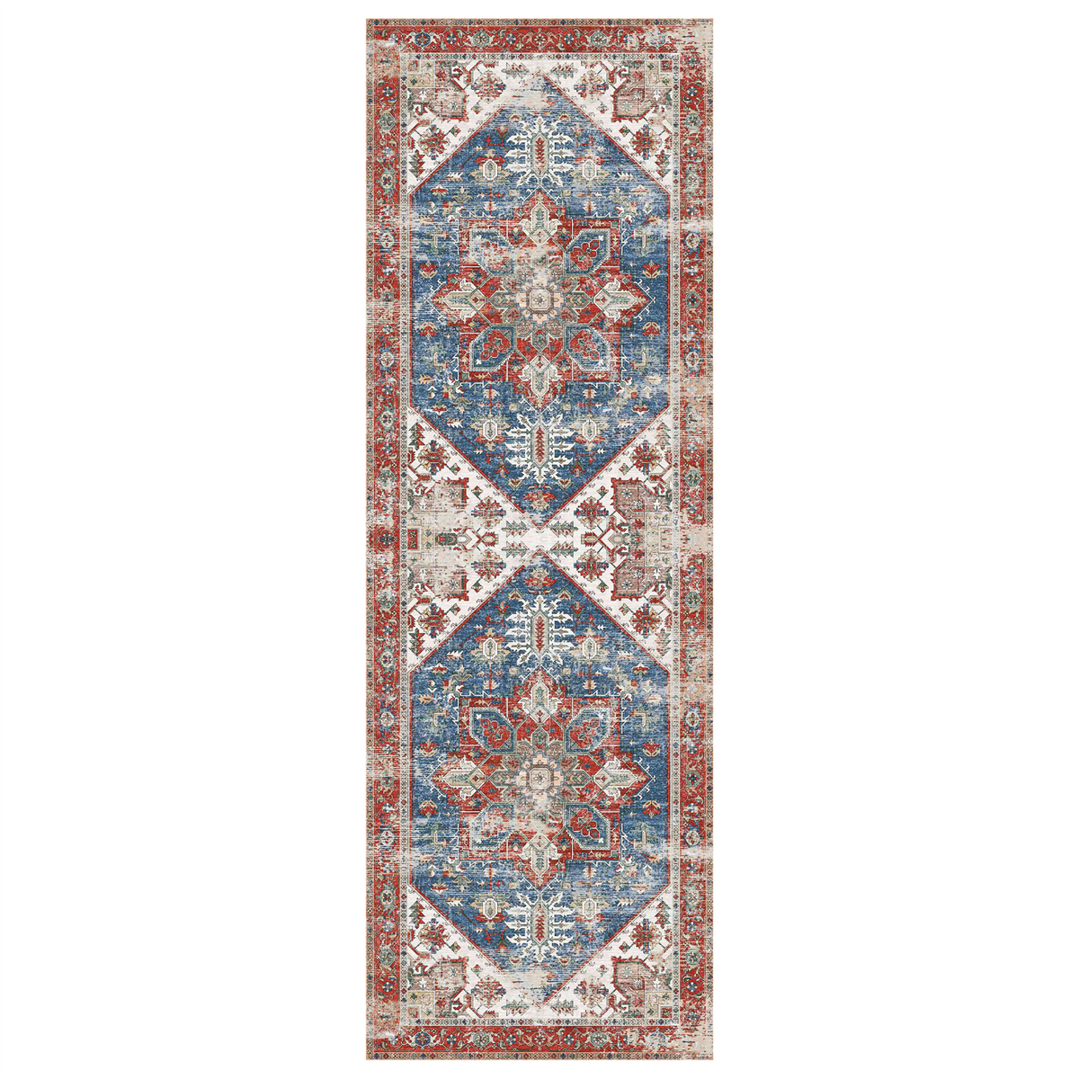Mirela - Distressed Washable Kitchen Rug - 60x180cm – view 2