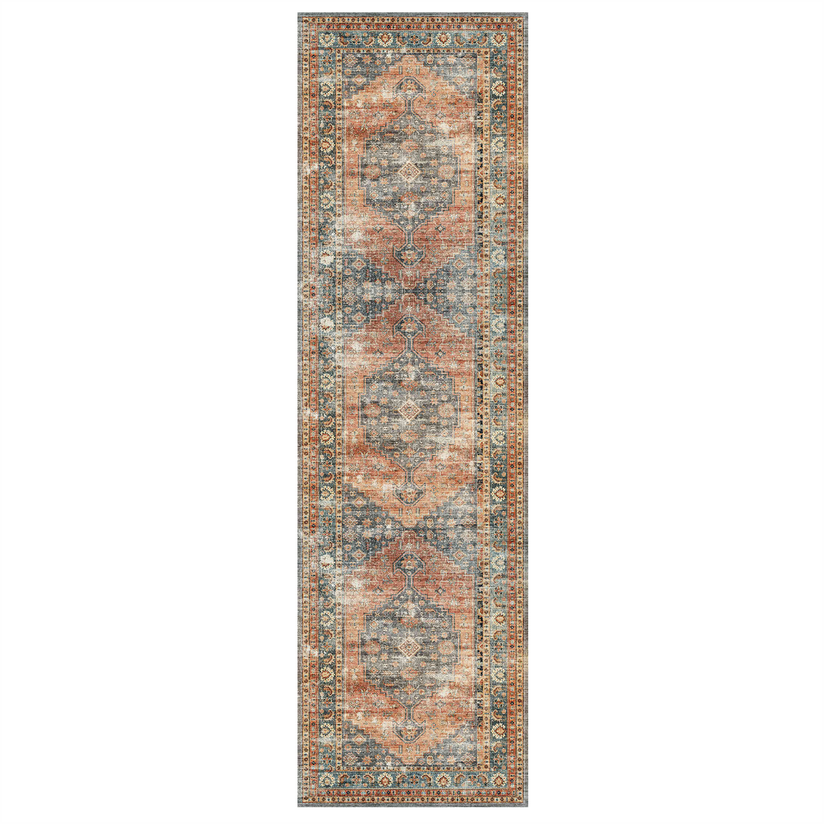 Calmere - Vintage Washable Runner Hallway Rug - 80x300cm – view 2