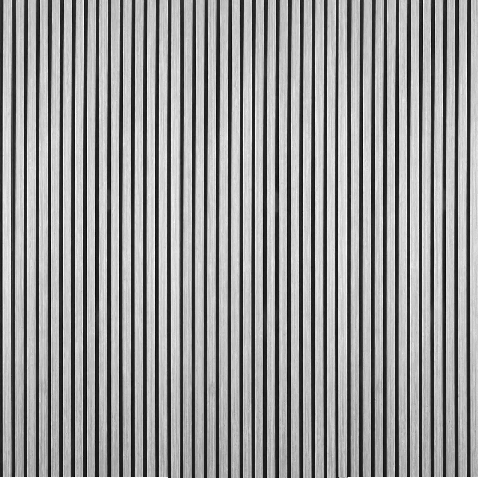 Acoustic Slat Wood Wall Panel - Grey - 1200 - 2 Pack - Panels – 1200mm 2-Pack