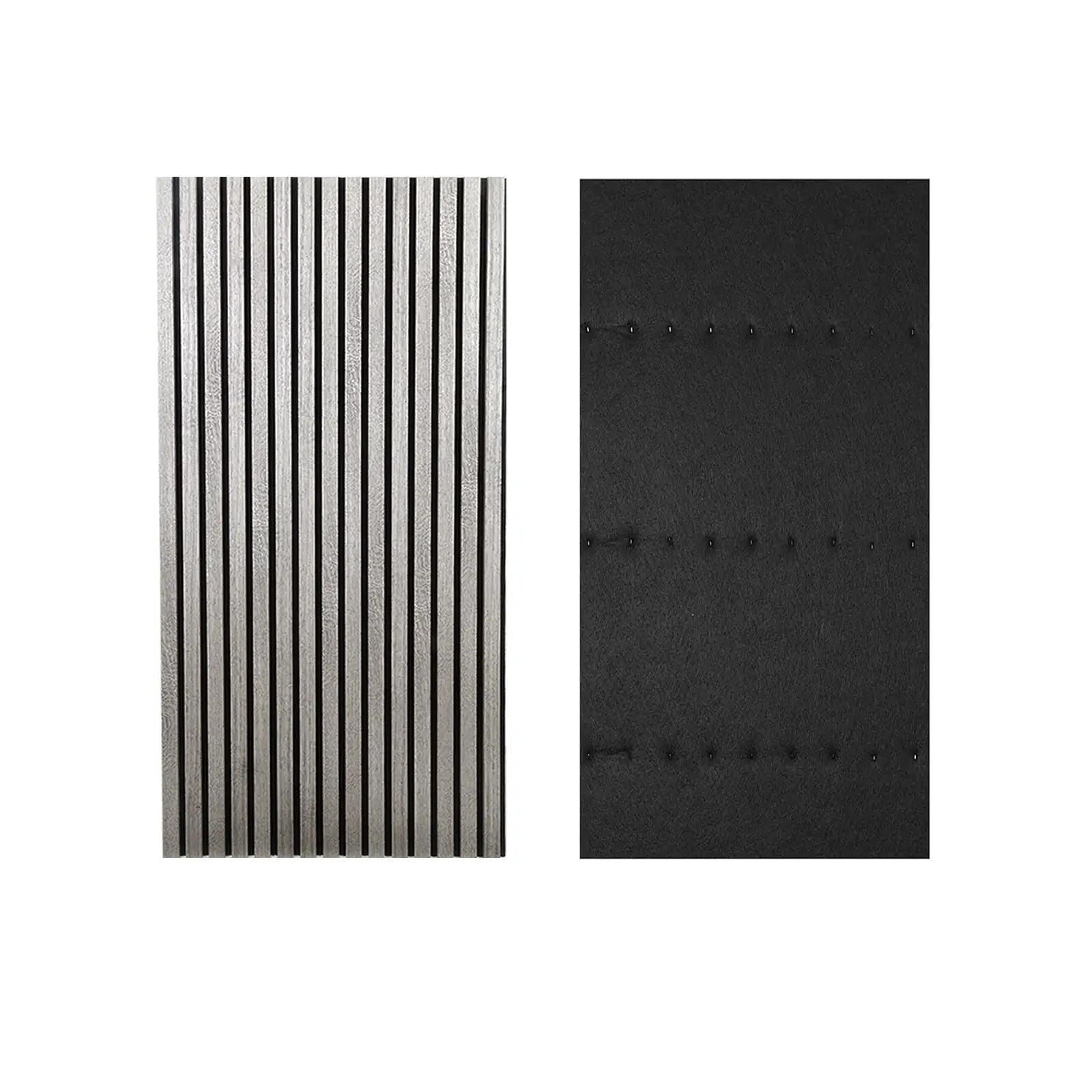 Acoustic Slat Wood Wall Panel - Grey - 1200 - 2 Pack - Panels – 1200mm 2-Pack