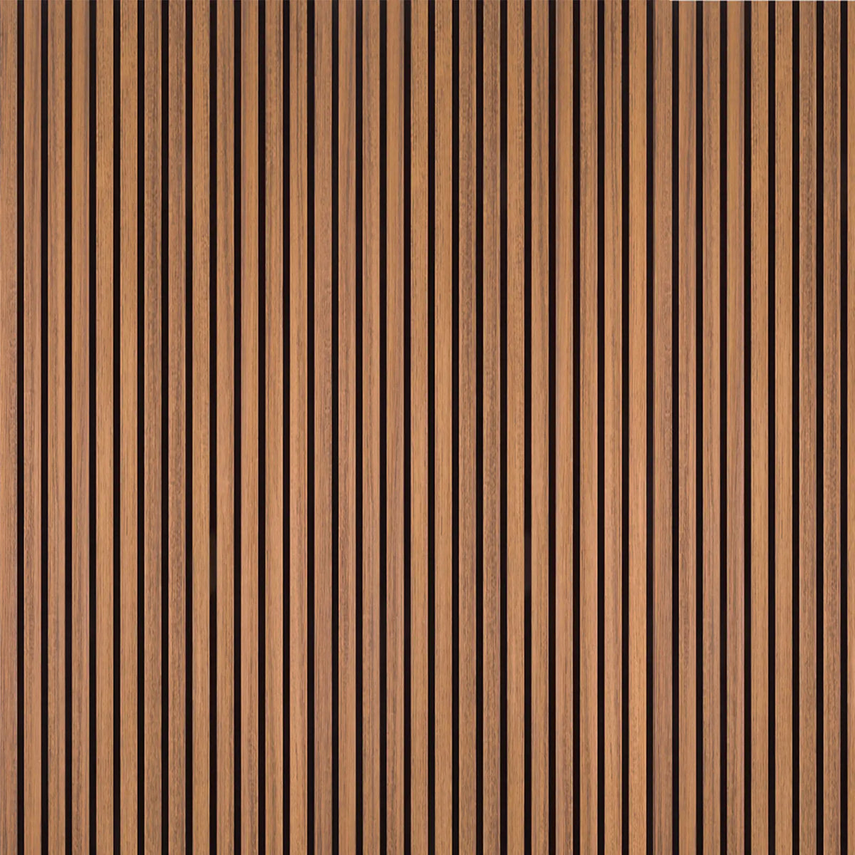 Acoustic Slat Wood Wall Panel | Walnut - 1200 | DecorAndDecor