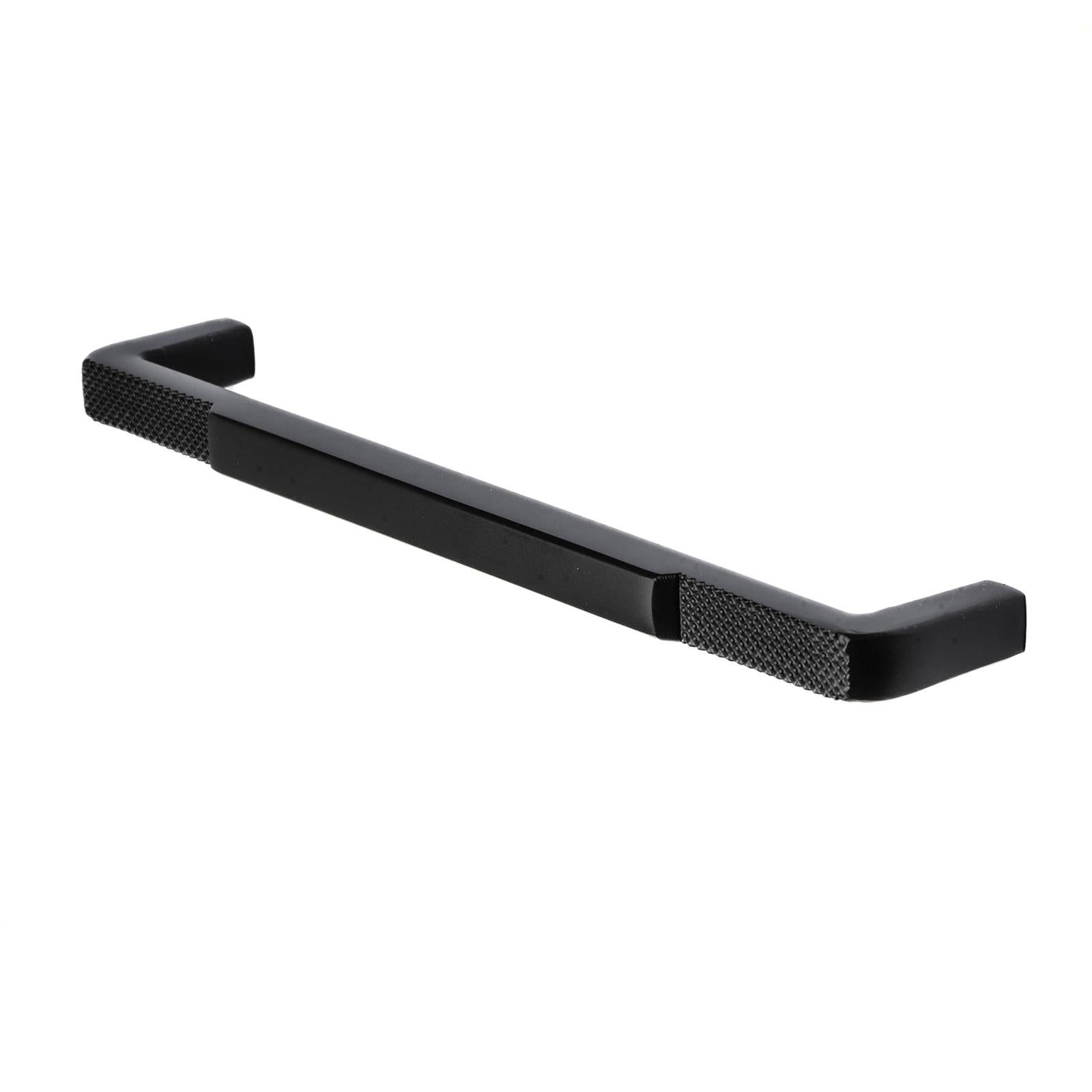 Mara - Knurled Kitchen Cabinet Handle - Matt Black