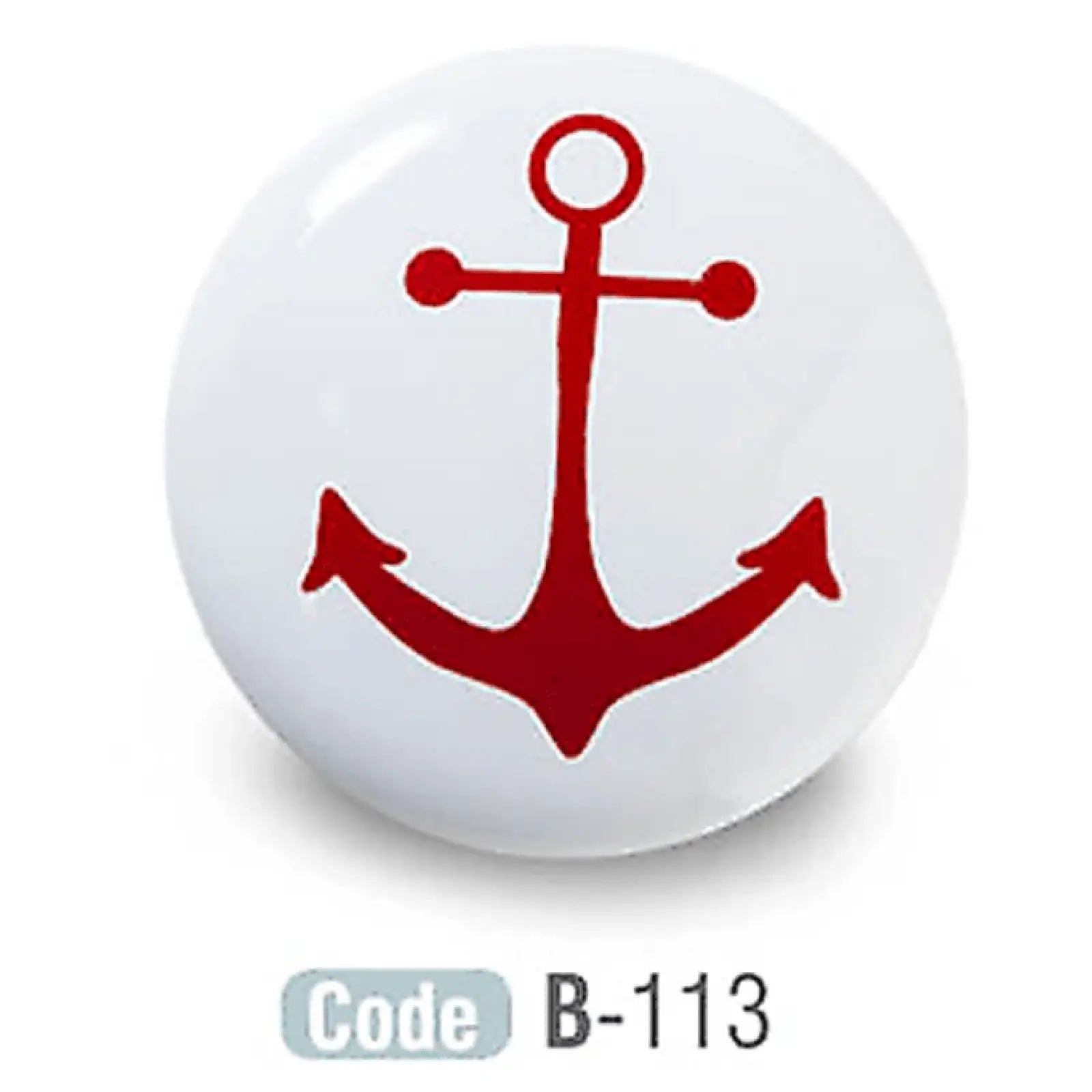 Anchor Kids Colourful Ceramic Cupboard Knobs - Decor And Decor