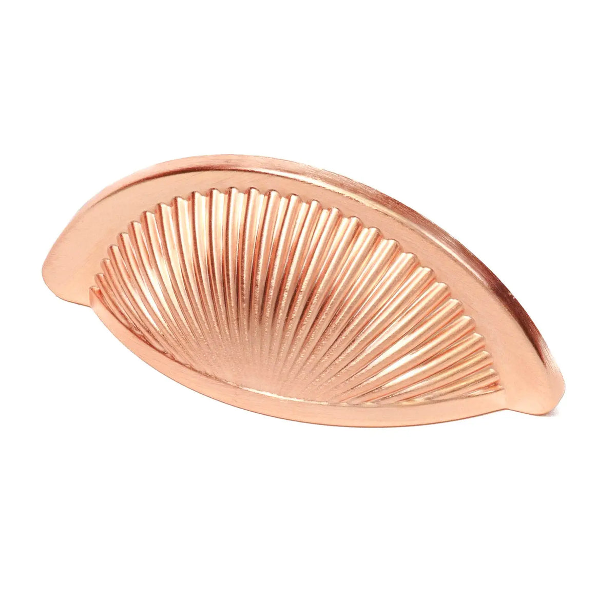 Copper-colored semi-circular drawer pull for Arro Kitchen Cabinet Cup Handle