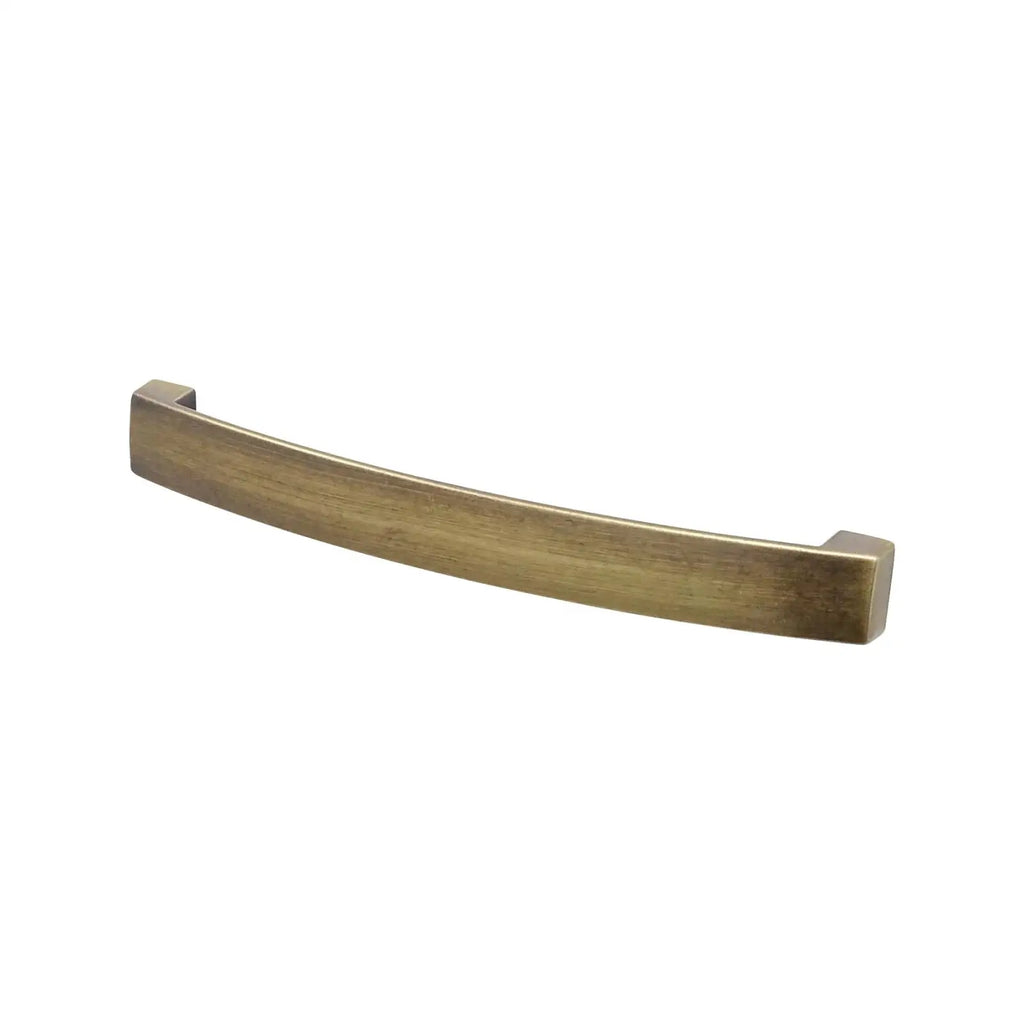 Asteria Bow Kitchen Cupboard Handle Antique Brass