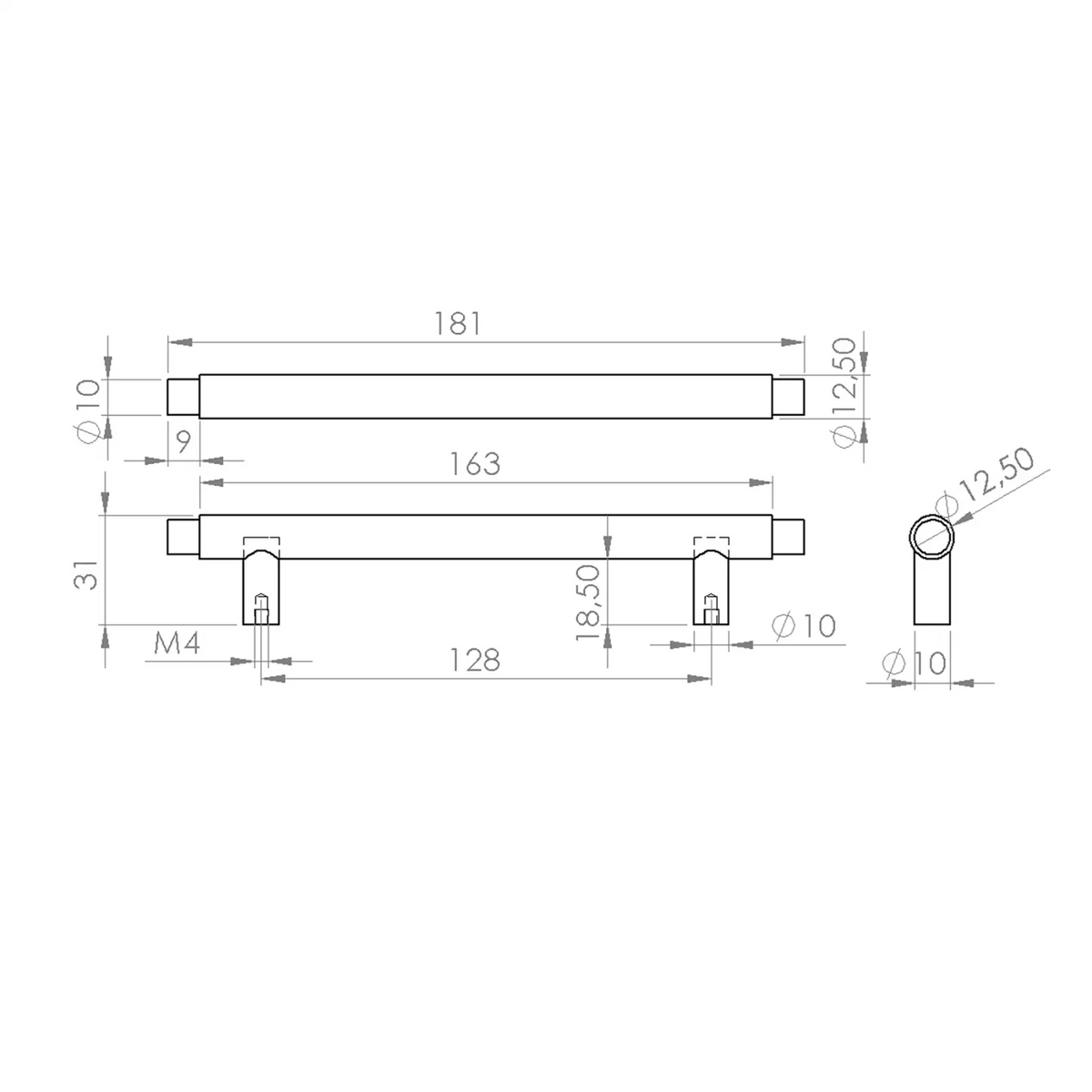 #size selection_128mm hole centres