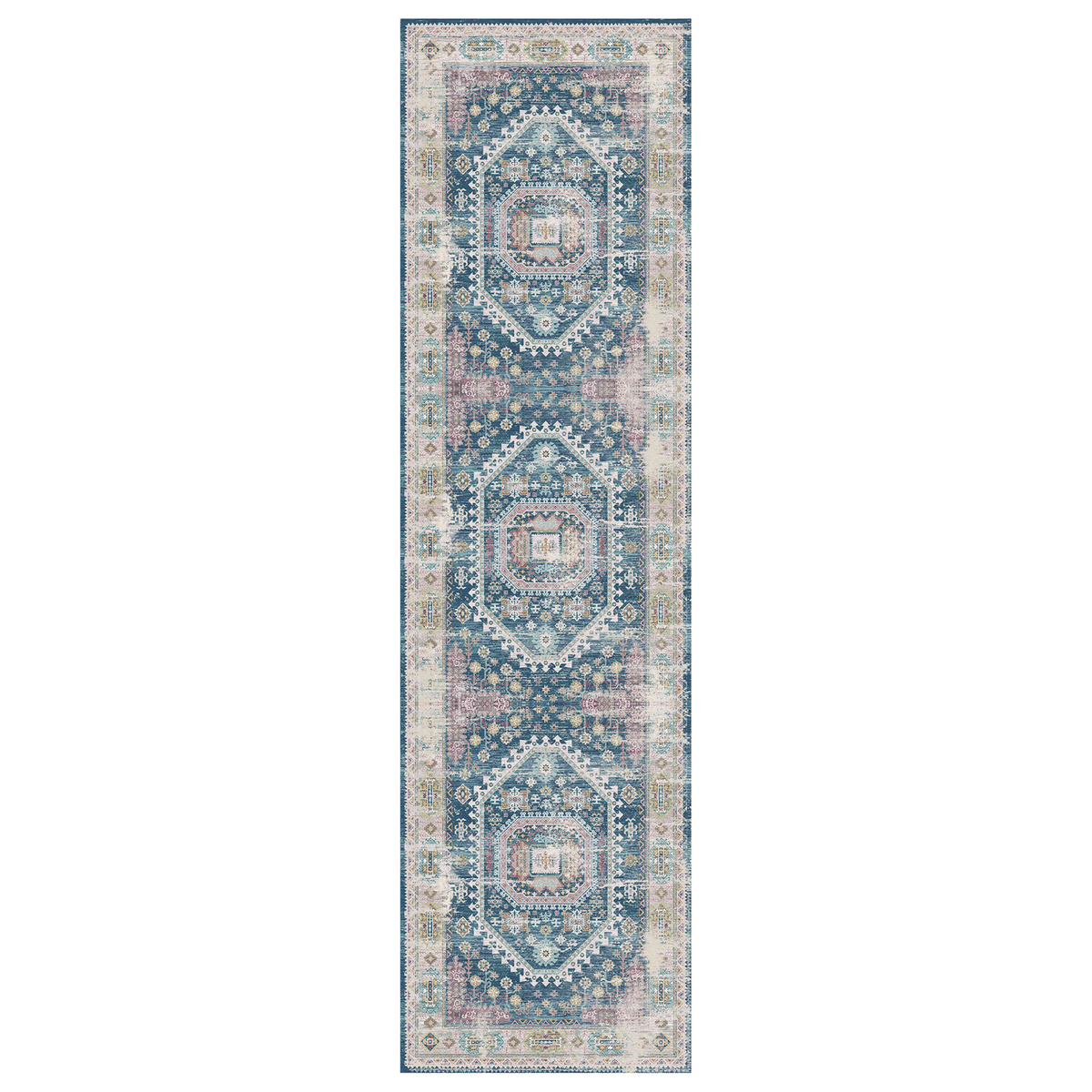 Soreli - Traditional Washable Runner Hallway Rug - 80x300cm – view 2