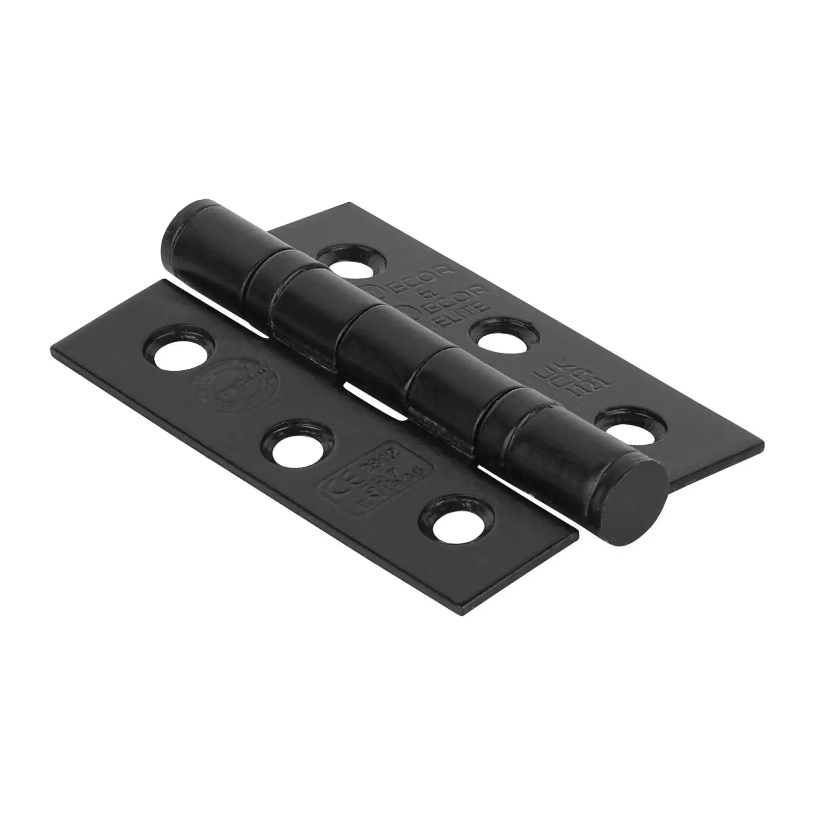 Ball Bearing Fire Rated Door Hinges - 76mm - Pair - Matt Black - Door Hinges