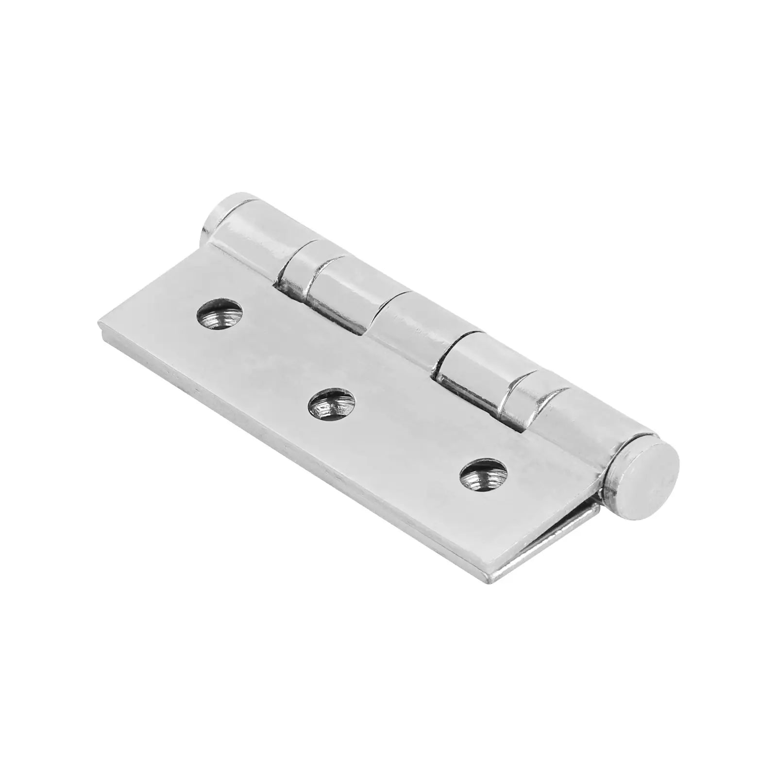 Shiny metal door hinge from Ball Bearing Fire Rated Door Hinges in Polished Chrome