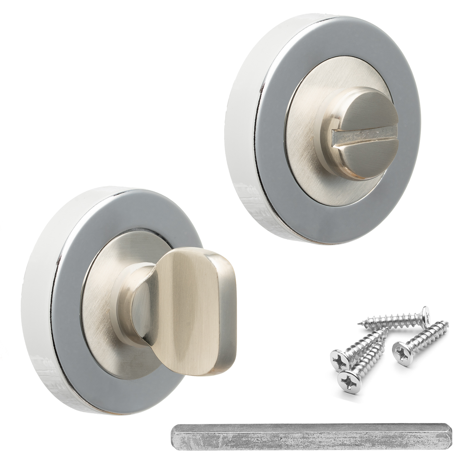 Bathroom Thumbturn and Release - Duo Finish