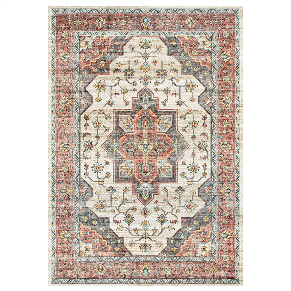 Solora - Persian Washable Extra Large Area Rug - 200x290cm – view 2