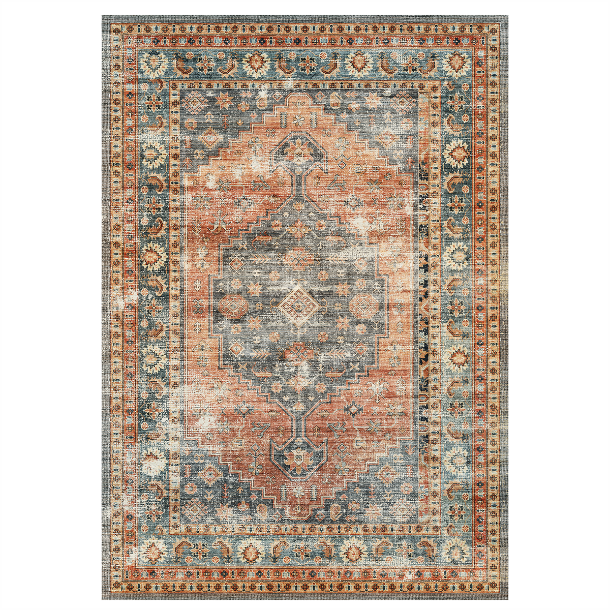 Calmere - Vintage Washable Extra Large Area Rug - 200x290cm – view 2