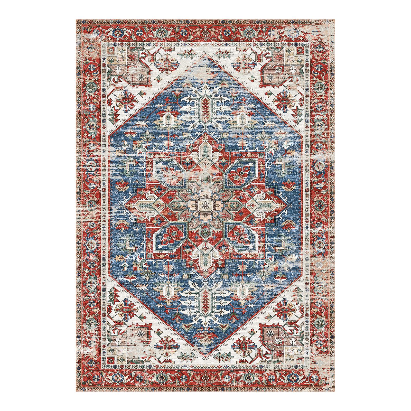 Mirela - Distressed Washable Bathroom Rug - 60x90cm - Washable Rugs | Decoranddecor