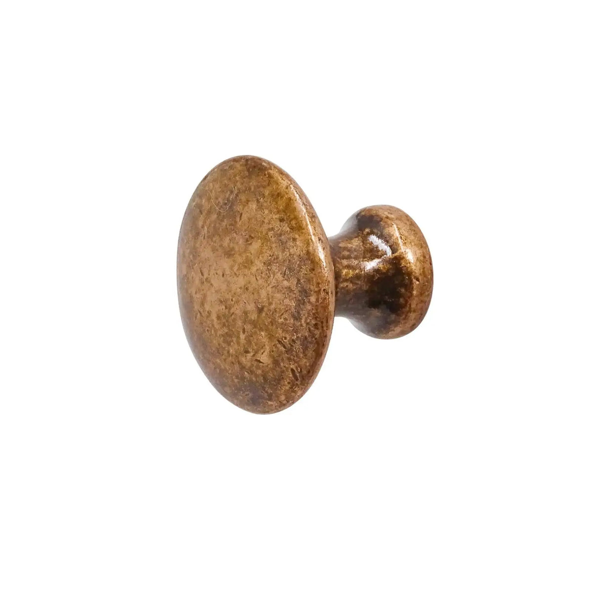 Calico - Round Cupboard Knob Antique Copper