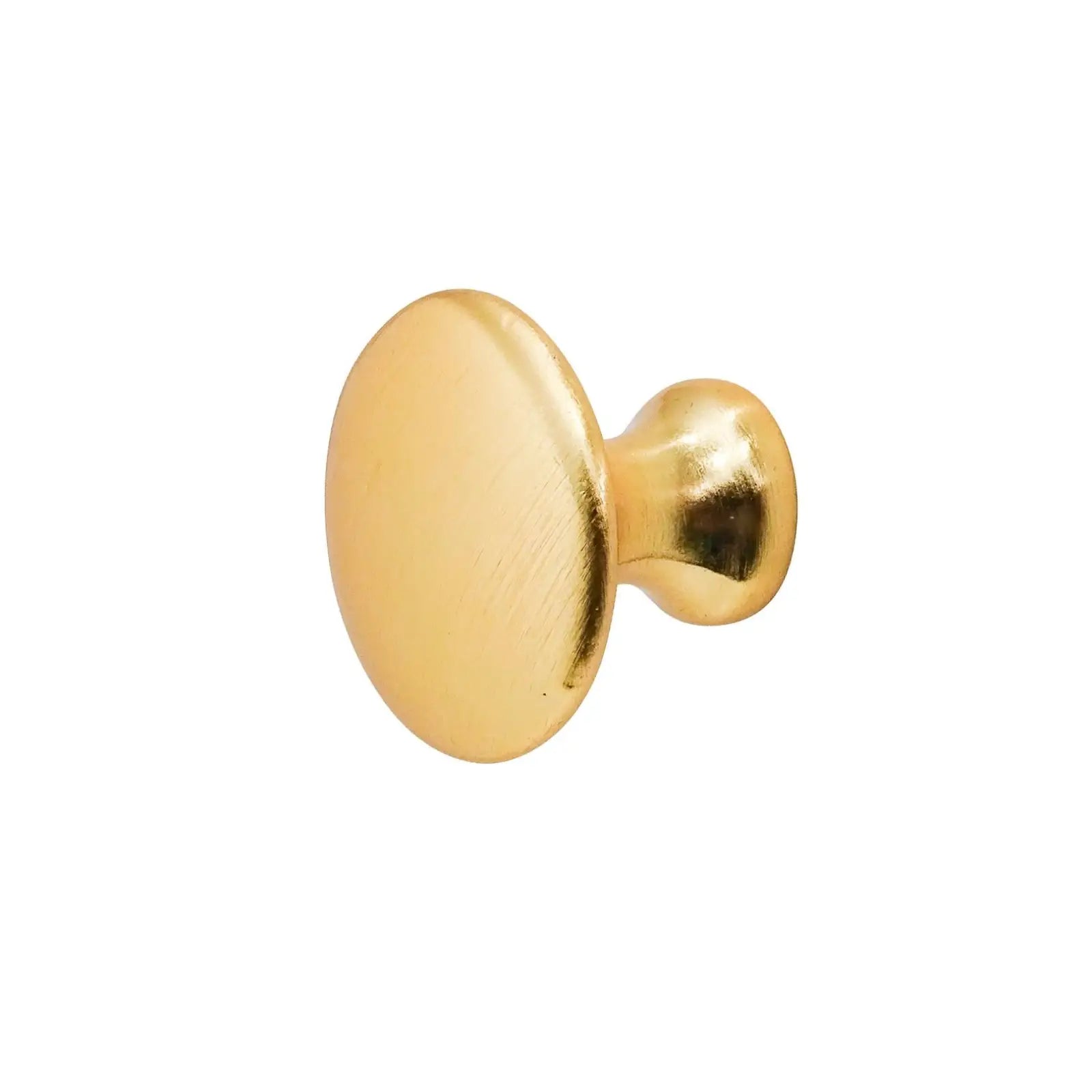 Calico - Round Cupboard Knob Matt Gold - Decor And Decor