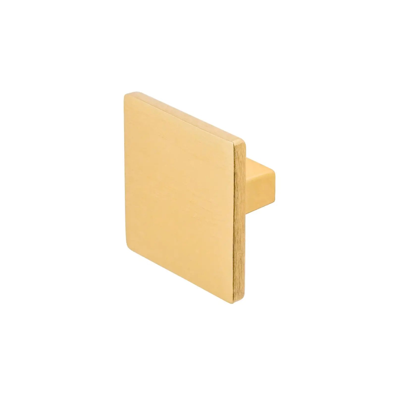 Calla - Square Kitchen Cabinet Knob - Matt Gold - Decor And Decor