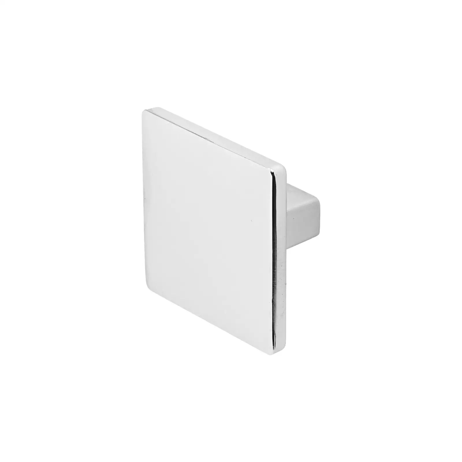 Calla - Square Kitchen Cabinet Knob - Polished Chrome - Decor And Decor