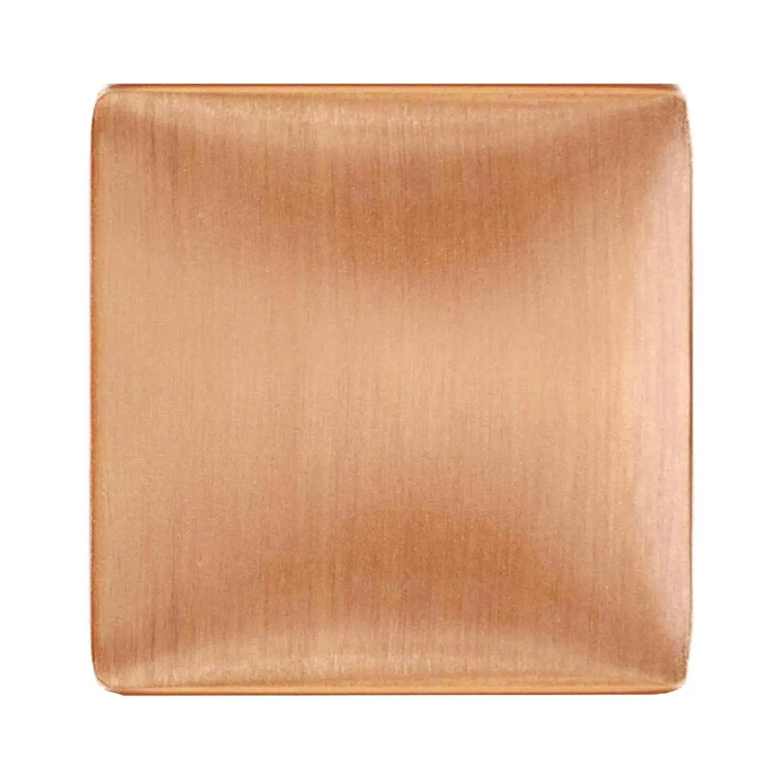 Calla - Square Kitchen Cabinet Knob - Satin Copper - Decor And Decor