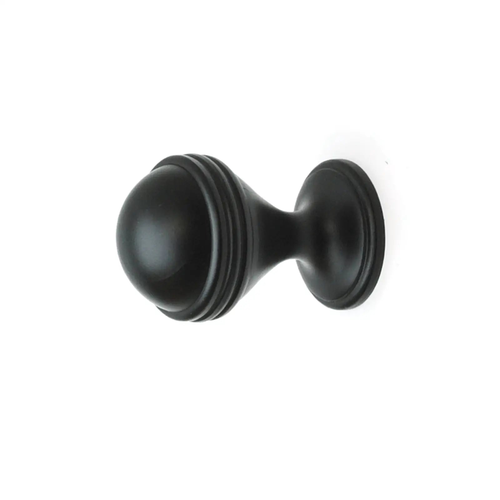 Collier - Round Cabinet Knob - Matt Black - Decor And Decor