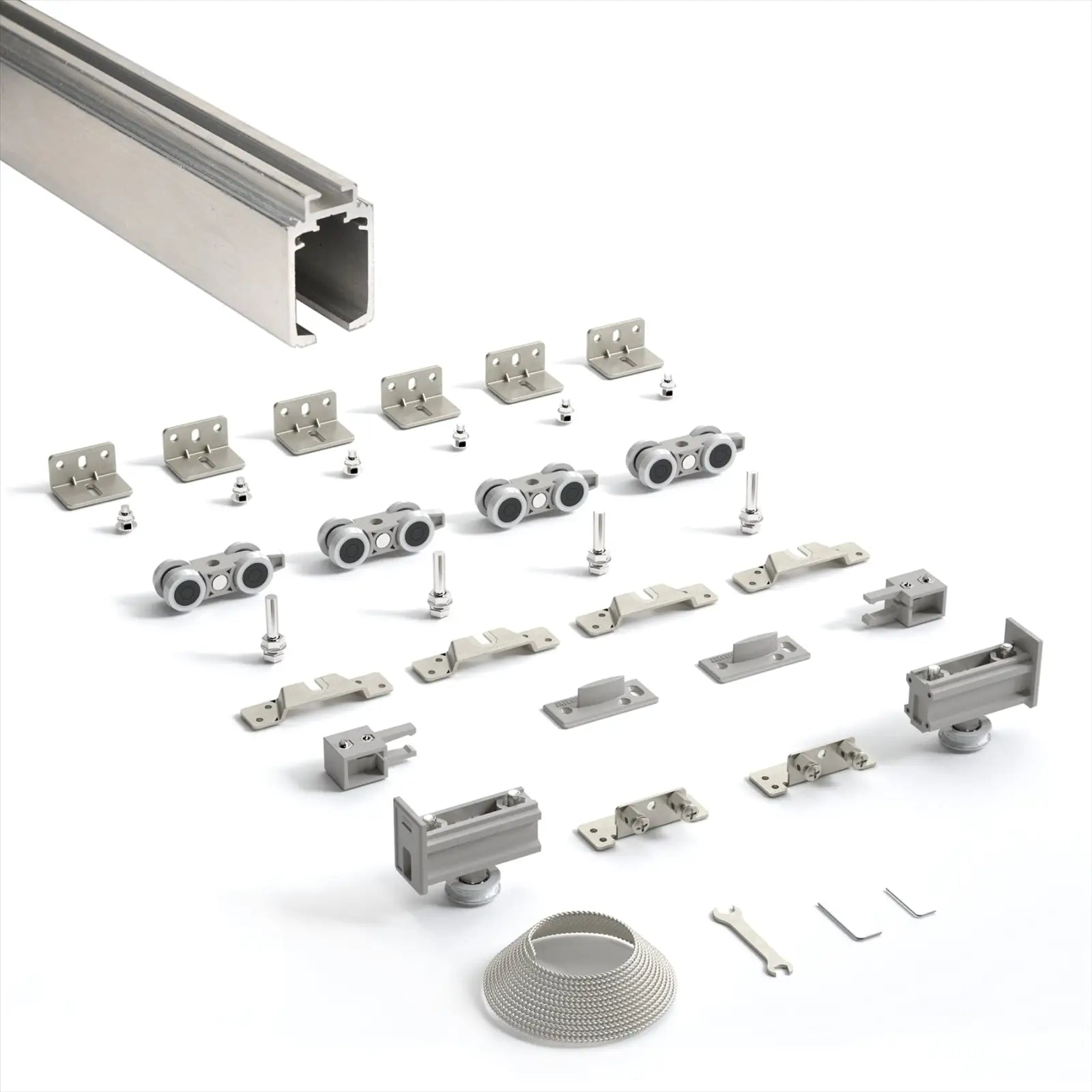 D-Slide Double Synchro Sliding Door Kit - 3600mm Track - Decor And Decor