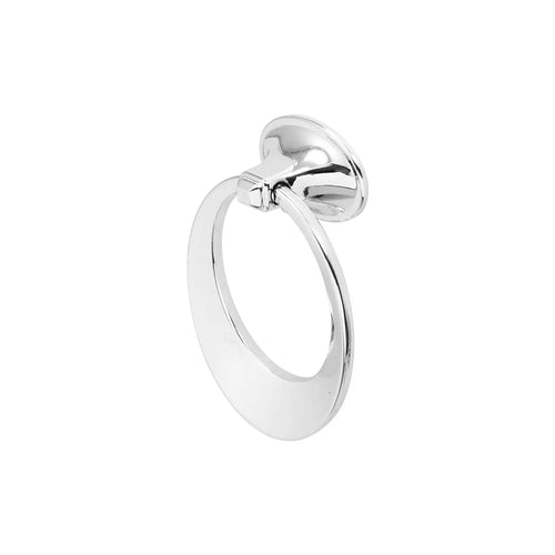 Sedona - Round Drop Ring Pull Handle - Polished Chrome - Decor And Decor