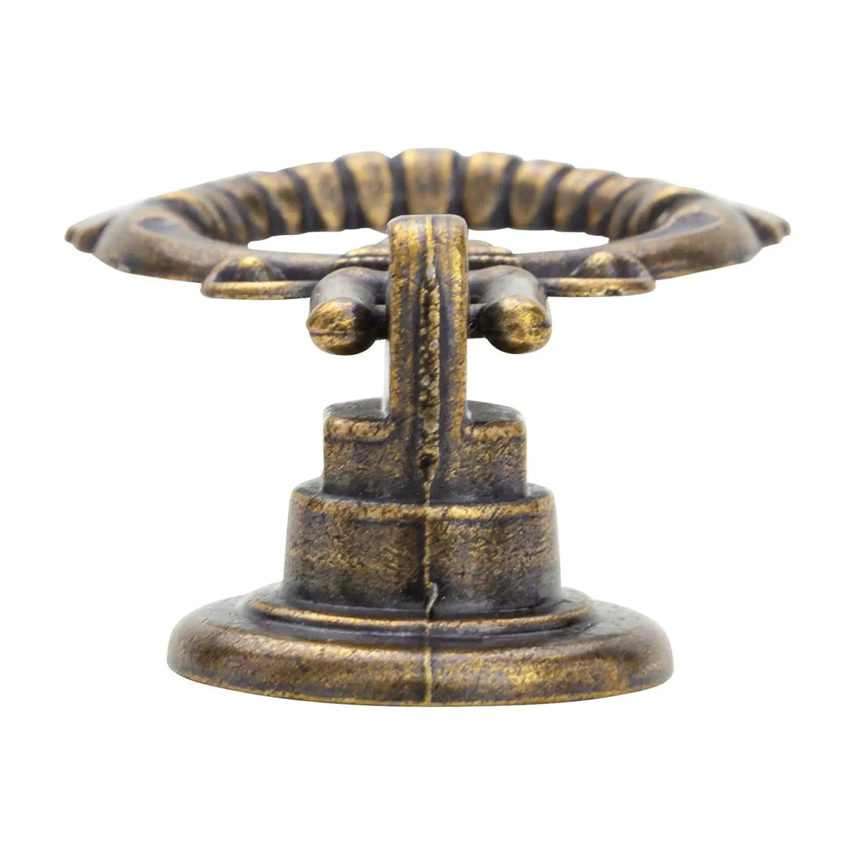 Dixie - Vintage Cabinet Pull Knob - Antique Brass – view 4