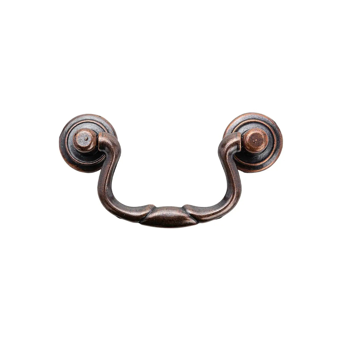 Dixie - Vintage Swing Cabinet Pull Handle - Antique Copper – view 2