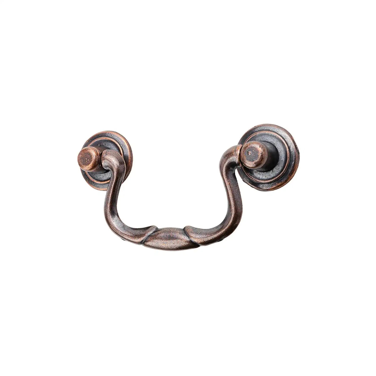 Dixie - Vintage Swing Cabinet Pull Handle - Antique Copper
